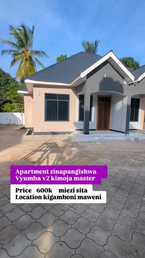 Apartment ya vyumba viwili inapangishwa Kigamboni Maweni, Dar Es Salaam Apartment ya vyumba viwili inapangishwa Kigamboni Maweni, Dar Es Salaam