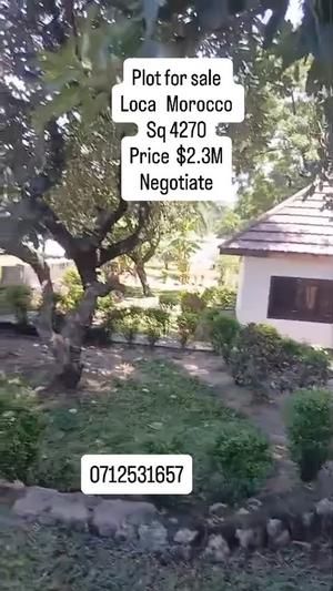 Kiwanja kinauzwa Morocco, Dar Es Salaam sqm 4270