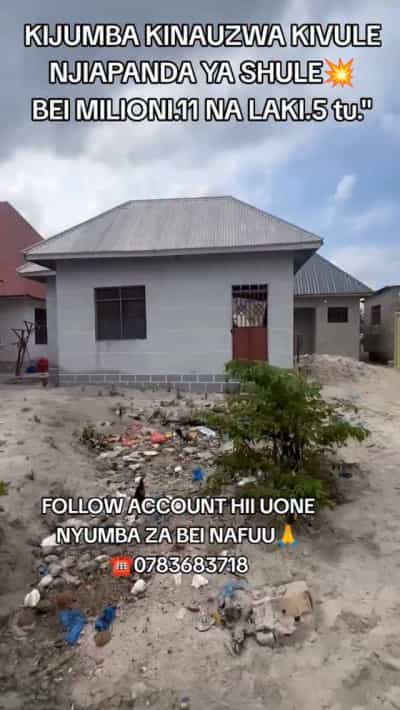 House for Sale in Kivule Njiapanda ya Shule, Dar Es Salaam