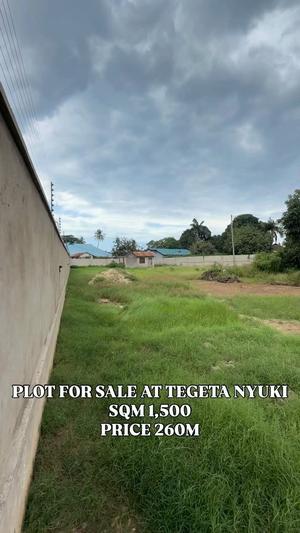 Kiwanja kinauzwa Tegeta Nyuki, Dar Es Salaam sqm 1500 Kiwanja kinauzwa Tegeta Nyuki, Dar Es Salaam sqm 1500