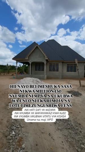 Nyumba ya vyumba vitatu inauzwa Kibaha Mlandizi, Pwani (3000 sqm) Nyumba ya vyumba vitatu inauzwa Kibaha Mlandizi, Pwani (3000 sqm)