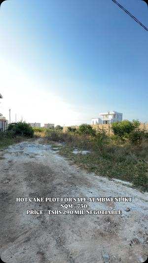 Kiwanja kinauzwa Mbweni Jkt, Dar Es Salaam sqm 730 Kiwanja kinauzwa Mbweni Jkt, Dar Es Salaam sqm 730