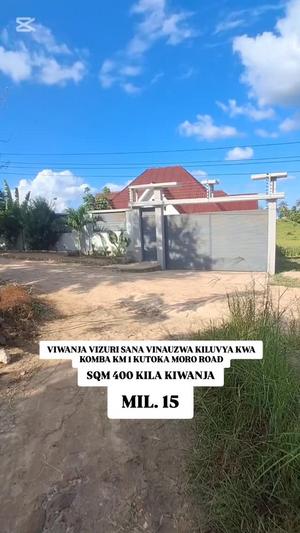 Kiwanja kinauzwa Kiluvya Kwa Komba, Pwani (400 sqm)