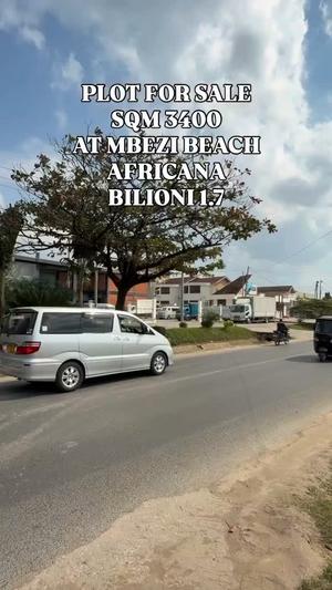 Kiwanja kinauzwa Mbezi Beach African, Dar Es Salaam sqm 3400 Kiwanja kinauzwa Mbezi Beach African, Dar Es Salaam sqm 3400