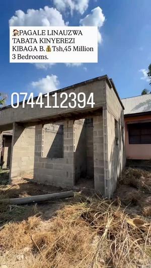 Nyumba ya vyumba vitatu inauzwa Tabata Kinyerezi Mwisho Kibaga B, Dar Es Salaam (500 sqm) Nyumba ya vyumba vitatu inauzwa Tabata Kinyerezi Mwisho Kibaga B, Dar Es Salaam (500 sqm)