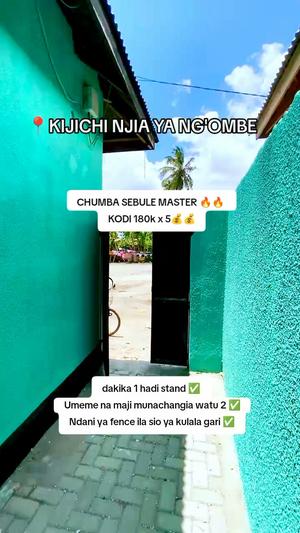 1 Bedroom House for Rent in Kijichi Njia ya Ng'ombe, Dar Es Salaam 1 Bedroom House for Rent in Kijichi Njia ya Ng'ombe, Dar Es Salaam