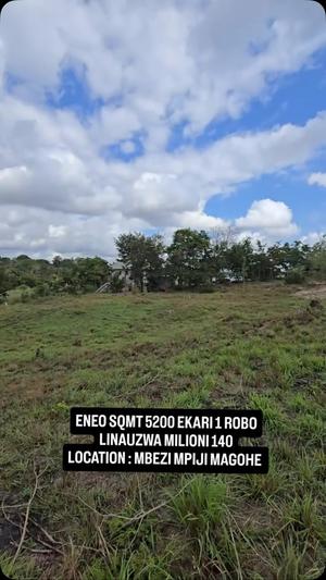 Plot for sale in Mbezi Mpiji Magoe, Dar Es Salaam sqm 5200 Plot for sale in Mbezi Mpiji Magoe, Dar Es Salaam sqm 5200
