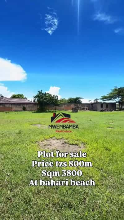 Kiwanja kinauzwa Bahari Beach, Dar Es Salaam (3800 sqm)