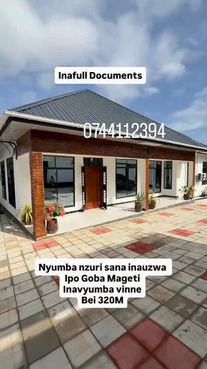 Nyumba ya vyumba vinne inauzwa Goba Njia Nne, Dar Es Salaam (500 sqm) Nyumba ya vyumba vinne inauzwa Goba Njia Nne, Dar Es Salaam (500 sqm)