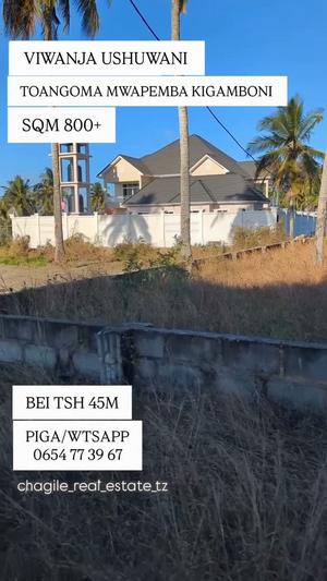 Residential Plots for Sale in Toangoma, Dar Es Salaam (400 sqm) Residential Plots for Sale in Toangoma, Dar Es Salaam (400 sqm)