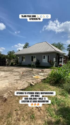 Nyumba/Apartment ya vyumba viwili inapangishwa Goba Magorofani, Dar Es Salaam