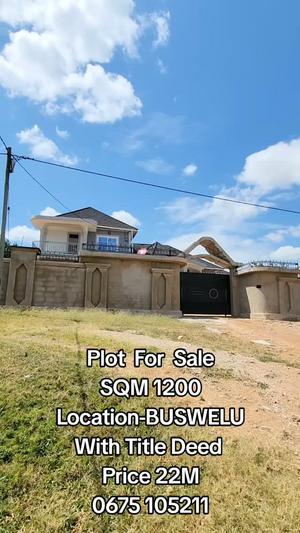 Plot for sale in Buswelu, Mwanza sqm 1200 Plot for sale in Buswelu, Mwanza sqm 1200