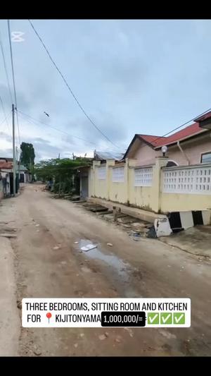 Nyumba ya vyumba vitatu inapangishwa Sinza Mori, Dar Es Salaam