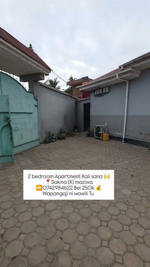 Apartment ya vyumba viwili inapangishwa Sakina K-Maziwa, Arusha Apartment ya vyumba viwili inapangishwa Sakina K-Maziwa, Arusha