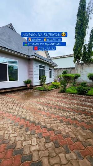 4 Bedrooms House for Sale in Kigamboni Ungindoni, Dar Es Salaam (600 sqm)