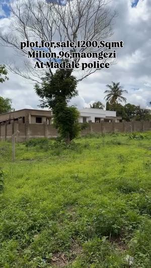 Plot for sale in Madale Police, Dar Es Salaam sqm 1200
