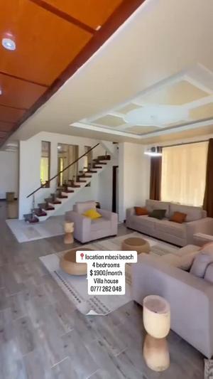 Villa (Furnished) ya vyumba vinne inapangishwa Mbezi Beach, Dar Es Salaam