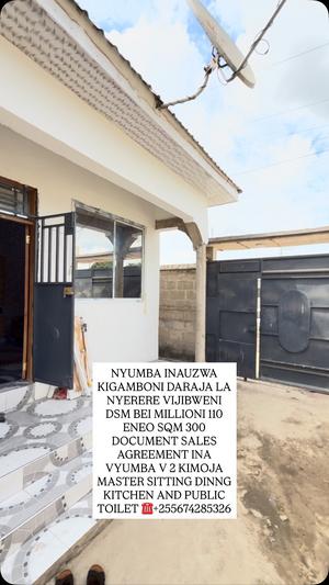 2 Bedrooms House for Sale in Kigamboni Daraja La Nyerere Vijibweni, Dar Es Salaam (300 sqm) 2 Bedrooms House for Sale in Kigamboni Daraja La Nyerere Vijibweni, Dar Es Salaam (300 sqm)