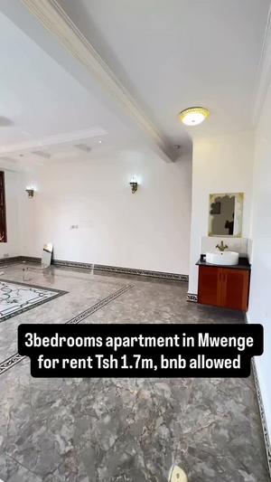3 Bedrooms Apartment for Rent in Mwenge, Dar Es Salaam 3 Bedrooms Apartment for Rent in Mwenge, Dar Es Salaam