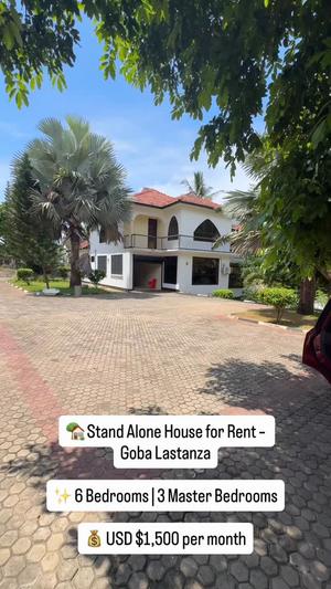 Nyumba ya vyumba 6 inapangishwa Goba Lastanza, Dar Es Salaam Nyumba ya vyumba 6 inapangishwa Goba Lastanza, Dar Es Salaam