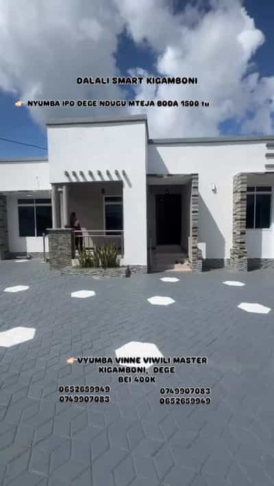 Nyumba ya vyumba vinne inapangishwa Kigamboni, Dege, Dar Es Salaam