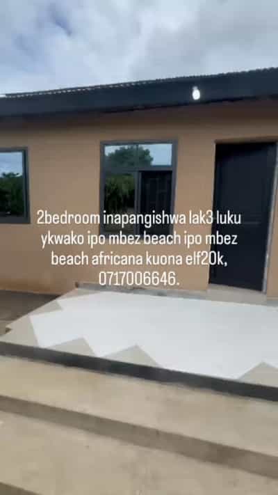 Nyumba ya vyumba viwili inapangishwa Mbezi Beach, Dar Es Salaam