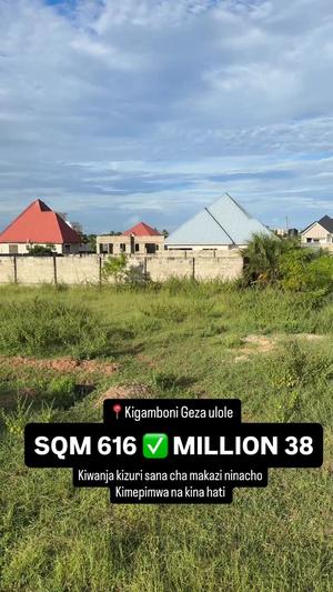 Plot for sale in Kigamboni, Dar Es Salaam sqm 616