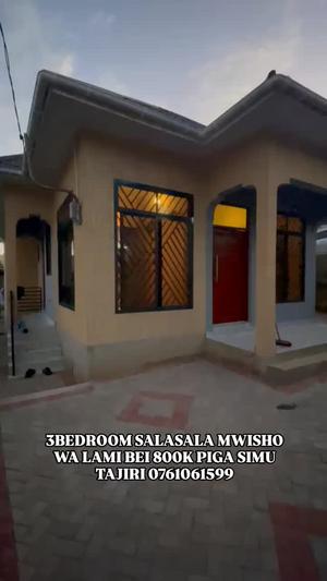 Nyumba ya vyumba vitatu inapangishwa Salasala, Dar Es Salaam