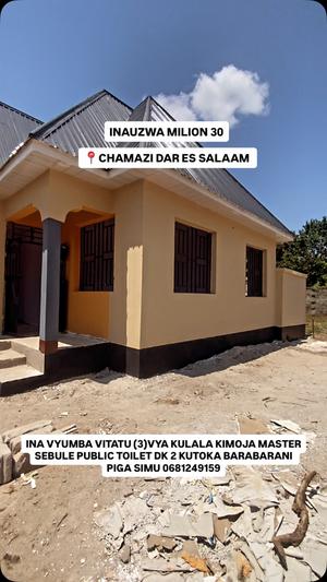 Nyumba ya vyumba vitatu inauzwa Chamaz, Dar Es Salaam Nyumba ya vyumba vitatu inauzwa Chamaz, Dar Es Salaam