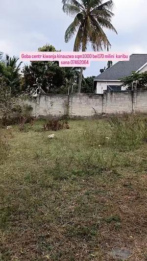 Residential Plot for Sale in Goba Centre, Dar Es Salaam (1000 sqm) Residential Plot for Sale in Goba Centre, Dar Es Salaam (1000 sqm)