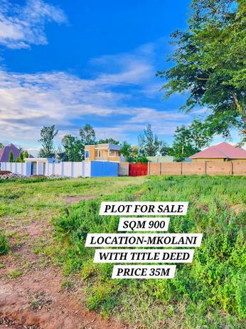 Kiwanja kinauzwa Mkolani, Mwanza (900 sqm) Kiwanja kinauzwa Mkolani, Mwanza (900 sqm)