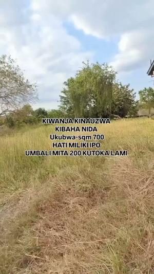 Kiwanja kinauzwa Kibaha Nida, Pwani (700 sqm) Kiwanja kinauzwa Kibaha Nida, Pwani (700 sqm)