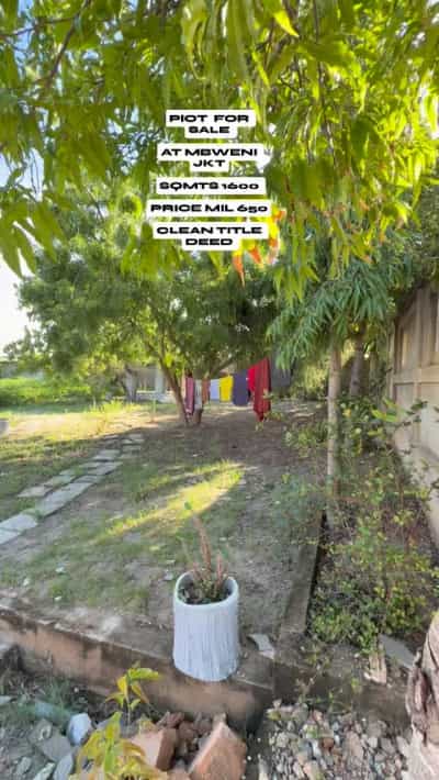 Kiwanja kinauzwa Mbweni JKT, Dar Es Salaam sqm 1600