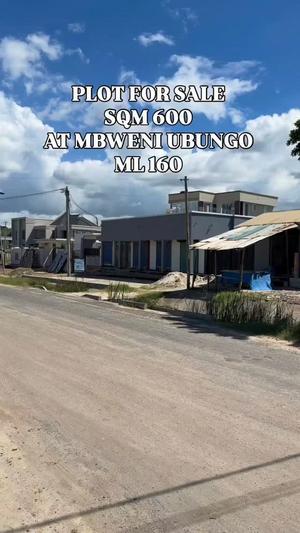 Plot for sale in Mbweni Ubungo, Dar Es Salaam sqm 600 Plot for sale in Mbweni Ubungo, Dar Es Salaam sqm 600