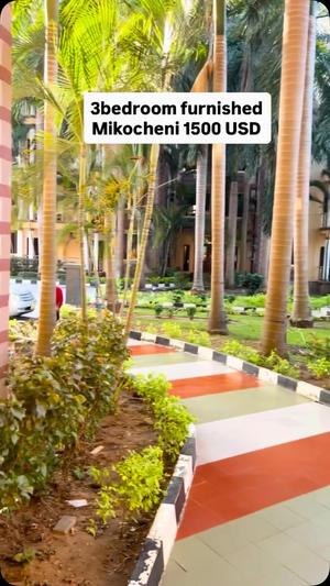 Apartment (Furnished) ya vyumba vitatu inapangishwa Kawe Beach, Dar Es Salaam