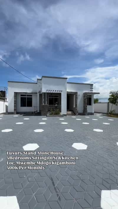 Nyumba ya vyumba vinne inapangishwa MWEMBE MDOGO KIGAMBONI, Dar Es Salaam