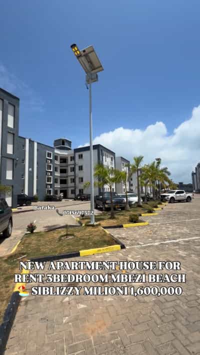 Apartment ya vyumba vitatu inapangishwa Mbezi Beach Upande Wa Chini, Dar Es Salaam