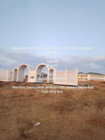 Residential Plot for Sale in Nala, Dodoma (499 sqm)