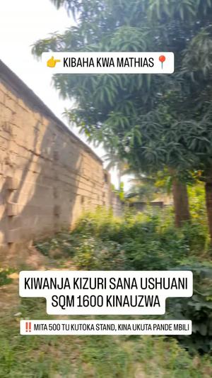 Kiwanja kinauzwa Kibaha Kwa Mathias, Pwani (1600 sqm) Kiwanja kinauzwa Kibaha Kwa Mathias, Pwani (1600 sqm)