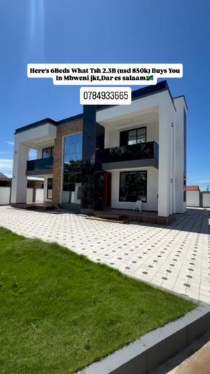 Nyumba ya vyumba 6 inauzwa Mbweni JKT, Dar Es Salaam Nyumba ya vyumba 6 inauzwa Mbweni JKT, Dar Es Salaam