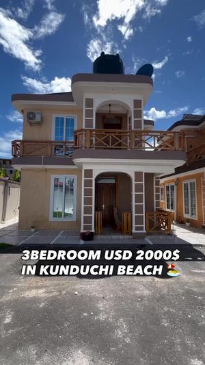 Apartment (Furnished) ya vyumba vitatu inapangishwa Kunduchi Beach, Dar Es Salaam