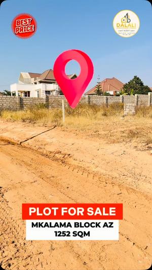 Plot for sale in Mkalama Block Az, Morogoro sqm 1252 Plot for sale in Mkalama Block Az, Morogoro sqm 1252