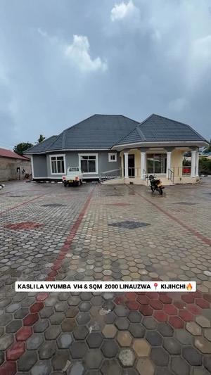 Nyumba ya vyumba vinne inauzwa Ushwani, Kigamboni, Dar Es Salaam (2000 sqm)