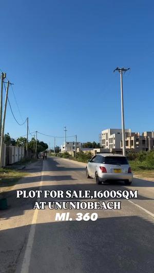 Kiwanja kinauzwa Ununio Beach, Dar Es Salaam sqm 1630