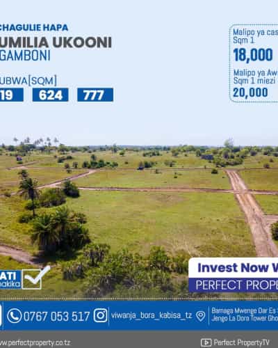 Viwanja vinauzwa Kigamboni Vumilia, Dar Es Salaam