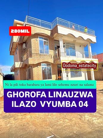 Nyumba ya vyumba vinne inauzwa Dodoma (450 sqm) Nyumba ya vyumba vinne inauzwa Dodoma (450 sqm)