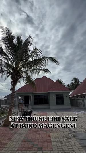 Nyumba ya vyumba vitatu inauzwa Boko Magengeni, Dar Es Salaam (750 sqm)