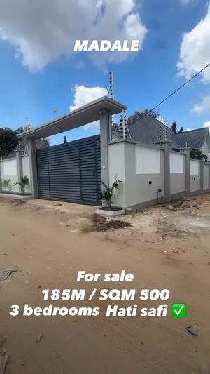 3 Bedrooms House for Sale in Madale, Dar Es Salaam (400 sqm)