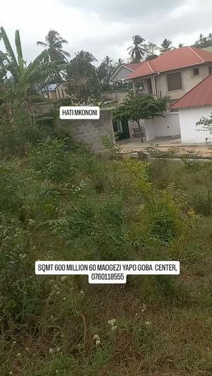 Residential Plot for Sale in Goba Center, Dar Es Salaam (60 sqm) Residential Plot for Sale in Goba Center, Dar Es Salaam (60 sqm)