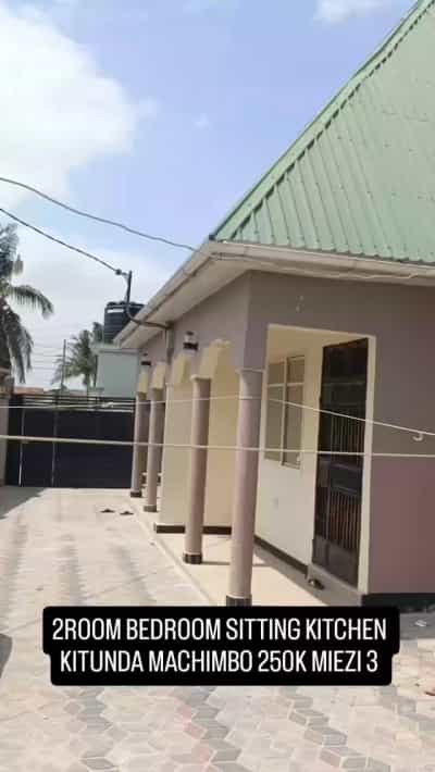 Apartment ya vyumba viwili inapangishwa Kitunda Machimbo, Dar Es Salaam
